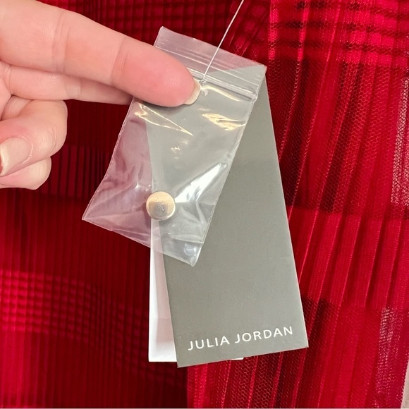 JULIA JORDAN Sheath Mini Dress in Vibrant Red Size 6 — NWT - Picture 9 of 11